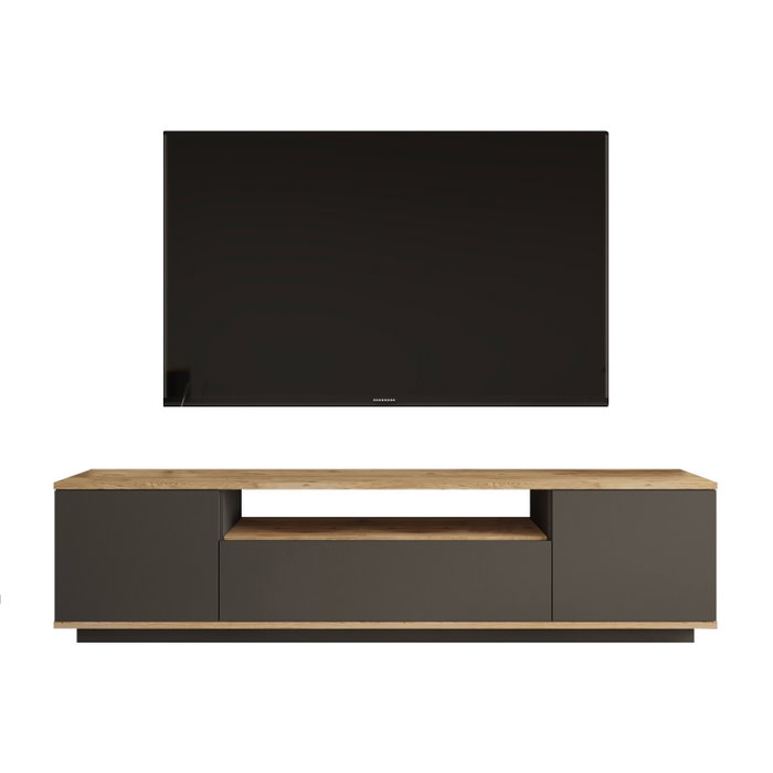 Hanah Home Soporte de TV Fr7-Aa Pino Atlántico y Antracita